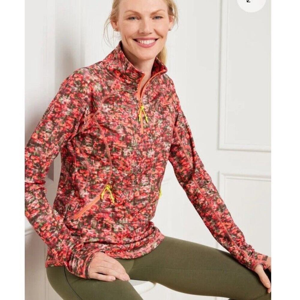 T By Talbots Small S Performance Interlock Half-Z… - image 1